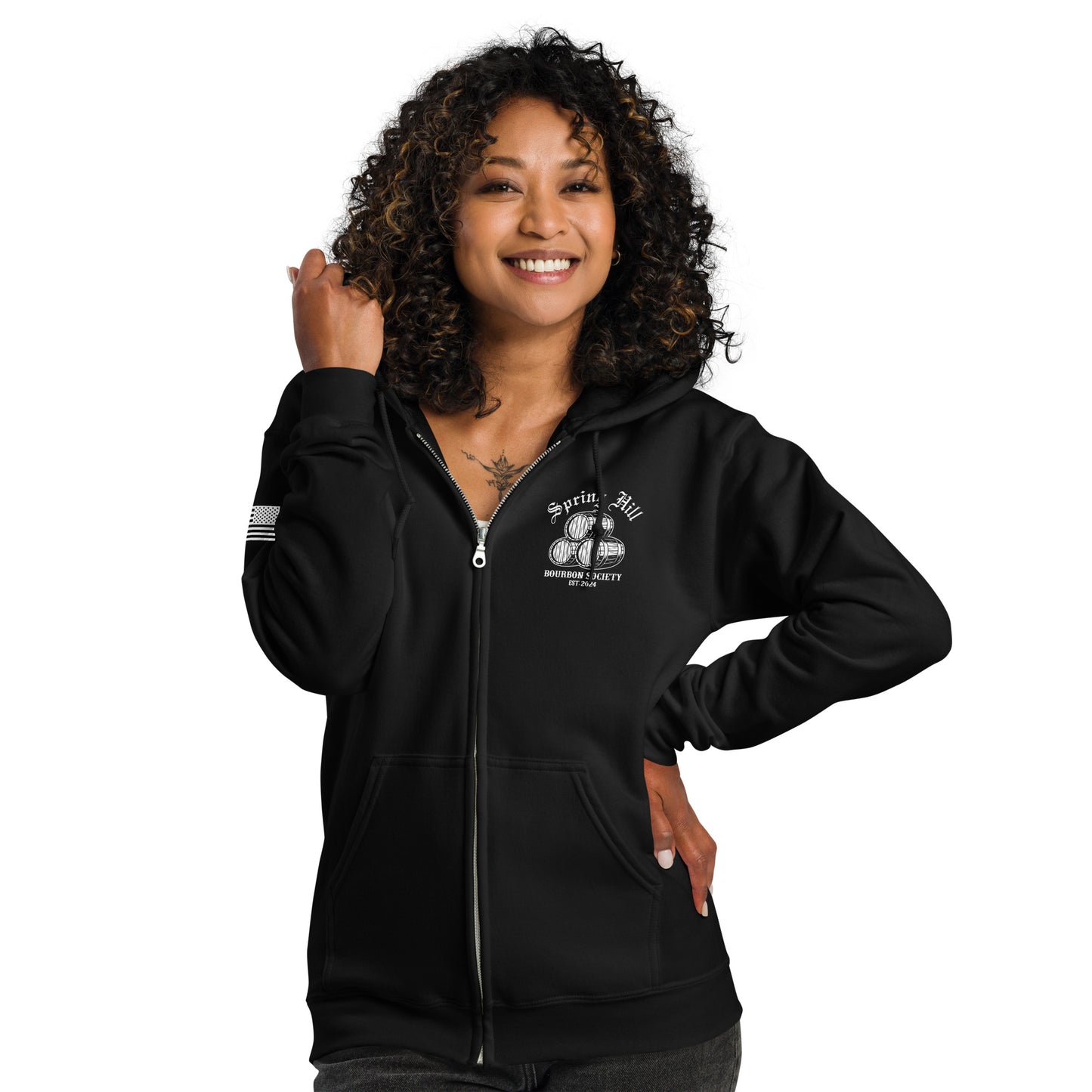 Spring Hill Bourbon Society Zip Hoodie