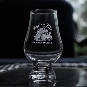 SHBS Etched Glencairn Glass